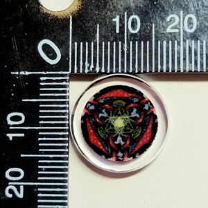 Aliens and Amanitas Mandala Coin 1.86g