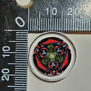 Aliens and Amanitas Mandala Coin 2.86g