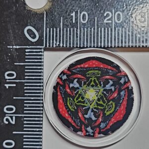 Aliens and Amanitas Mandala Coin 4.93g
